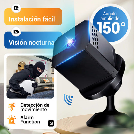 Mini Cámara de Seguridad HD Inteligente con Visión Nocturna