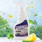 Espray espumoso para eliminar manchas de aceite pesado en la cocina