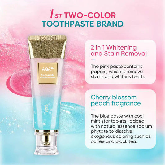 💖Pasta dental blanqueadora con niacinamida🦷Dientes blancos y brillantes🦷¡La nueva arma secreta para tu sonrisa!