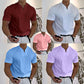 🎁Venta Caliente 49% OFF⏳2024 hombre moda holgada cuello V manga corta verano