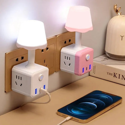 🎁✨Oferta especial🔥Lámpara LED con mando a distancia y adaptador USB