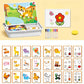 Puzzles magnéticos para vestir caras Juego de viaje Juguete educativo doble cara para preescolares