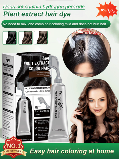 🔥Superventas 2026🔥Peine para teñir el pelo Fruit Essence