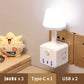 🎁✨Oferta especial🔥Lámpara LED con mando a distancia y adaptador USB