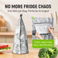 🔥Éxito de ventas mundial🍗 ¡Oferta por tiempo limitado! Compra 3 y llévate 2 gratis🥦Bolsas de almacenamiento reutilizables con cierre hermético de papel de aluminio.