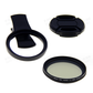 Filtro polarizador circular ultrafino con abrazadera