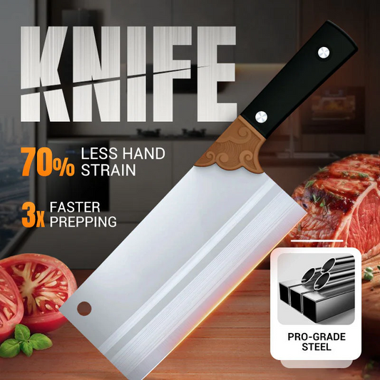 🔪🌟🍳Cuchillo de cocina forjado, afilado y duradero✂️🥩