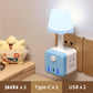 🎁✨Oferta especial🔥Lámpara LED con mando a distancia y adaptador USB