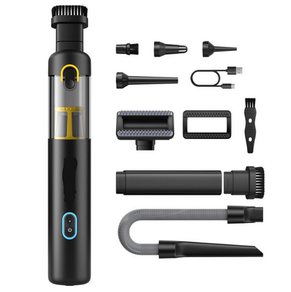 Aspiradora para coche V8 Apex, mini aspiradora portátil inalámbrica 4 en 1 con potencia de succión de 19000 Pa