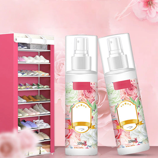 Spray desodorante para zapatos y calcetines con aroma floral fresco