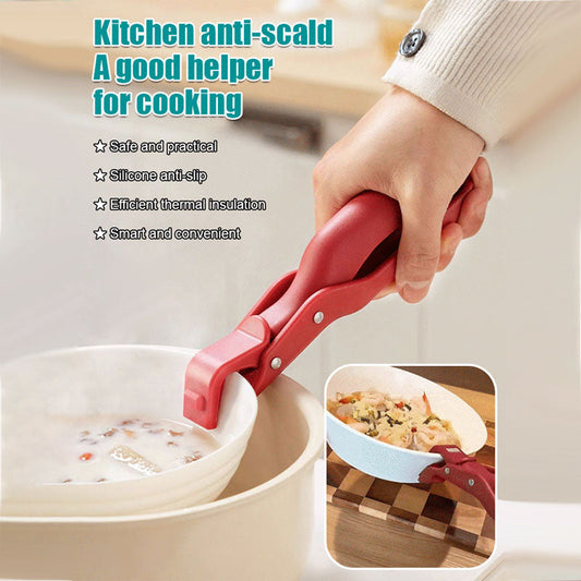 Pinza multiusos para sujetar cuencos y evitar quemaduras en la cocina