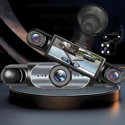 📢📢¡60 % de descuento! ⏰ Cámara integrada de 360°: visión nocturna Ultra HD, vigilancia del aparcamiento las 24 horas y grabación en bucle. 🚘🛡️