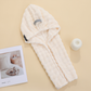 🛁  Toalla grande para el cabello con cinta segura para mujeres