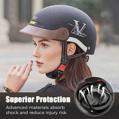 Casco de motocicleta ligero, transpirable y resistente a impacto - Envío Gratuito