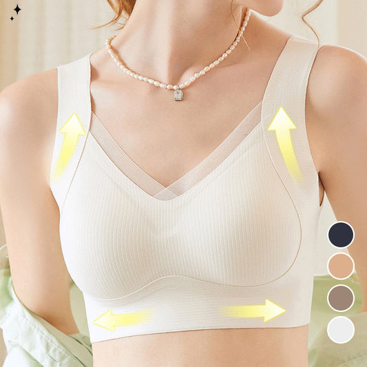 Women's Seamless Soft Gathering Bra
