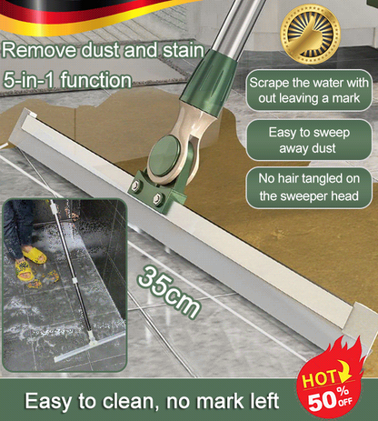 Elimina el polvo y las manchas Función 5 en 1, escoba mágica