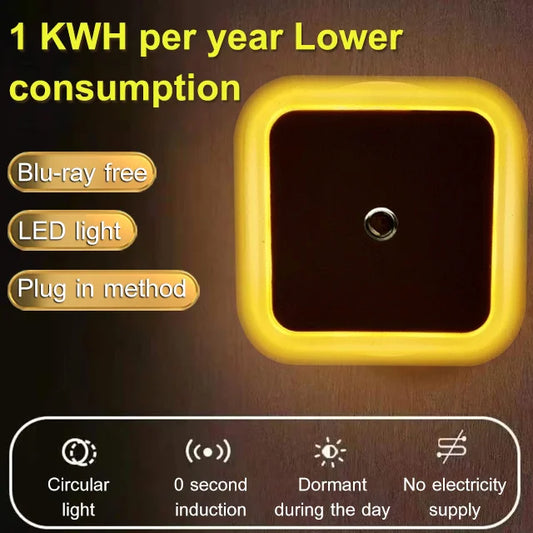 Lámpara LED con sensor de control inteligente y ahorro energético