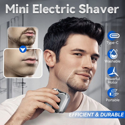 Mini afeitadora eléctrica eficiente y duradera
