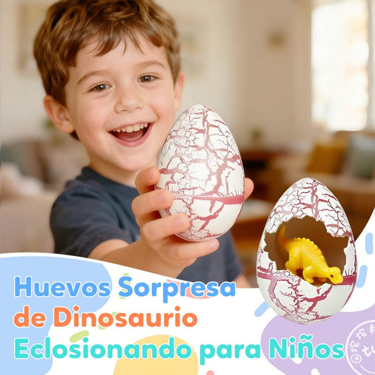 Huevos Sorpresa Dinosaurio Eclosionando para Niños