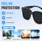 Gafas de sol compactas y plegables para colocar sobre las gafas