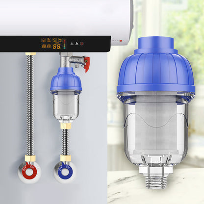 Prefiltro para calentador de agua con malla de acero inoxidable 316