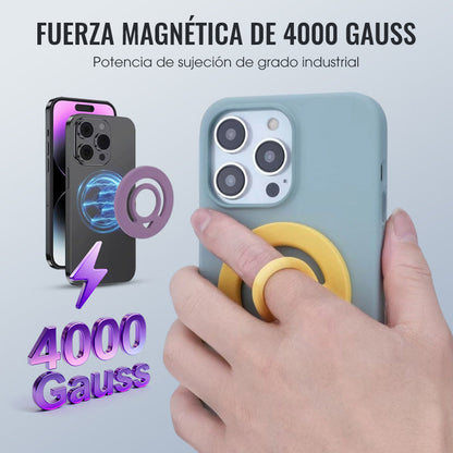 Anillo Magnético de Silicón para Celular