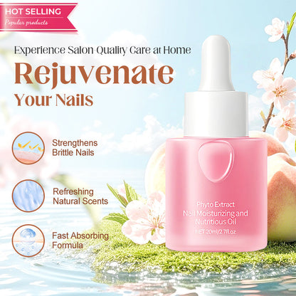 Aceite revitalizante para cutículas con extractos vegetales