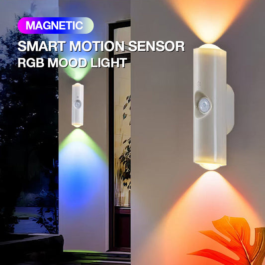 Luz RGB Inteligente con Sensor de Movimiento Magnético