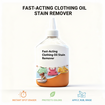 Fast-Acting Clothing Oil Stain Remover