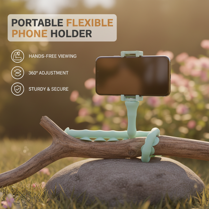 Soporte flexible portátil para teléfono