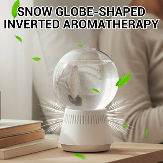 Aromaterapia invertida con forma de bola de nieve