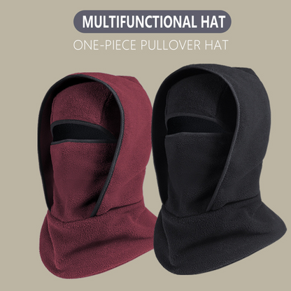 Mascarilla con cuello y gorro cálido para exteriores, unisex, 3 en 1