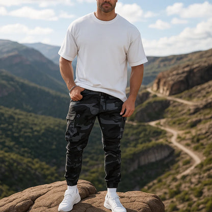 Pantalón de Trabajo Camuflaje Estilo Casual