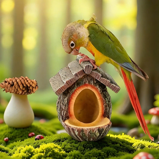 Comedero para pájaros al aire libre para decorar el jardín