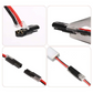 Conector enchufable de doble cable con hebilla de bloqueo -- Compre 100 y llévese 100 gratis.