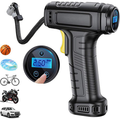 Compresor de aire portátil inalámbrico con pantalla digital