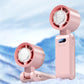 Ventilador portátil de mano con nevera portátil
