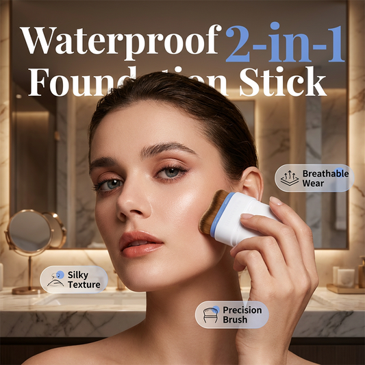 Barra de maquillaje 2 en 1 resistente al agua