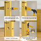 Herramienta para encastrar pestillos de puerta de 1-3/4 pulgadas y 1-3/8 pulgadas