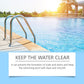 Pastillas para la limpieza de piscinas: para un agua cristalina