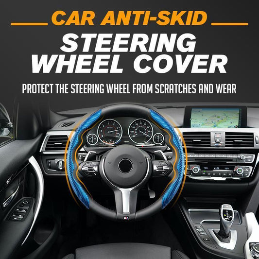 💥Oferta por tiempo limitado💥Funda antideslizante para el volante del coche
