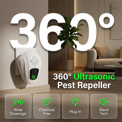 Aparato ultrasónico para ahuyentar ratones y mosquitos