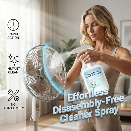 Spray limpiador para ventiladores y aire acondicionado sin necesidad de desmontar