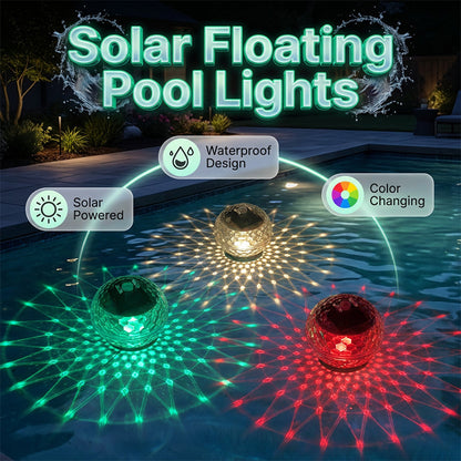 🔥Novedades más vendidas❤️‍🔥Luces flotantes para piscina con energía solar