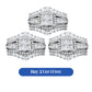 Women's Princess Cut Cubic Zirconia Filled Ring