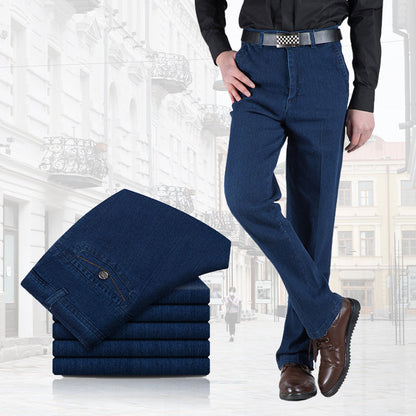 👖Jeans de cintura alta rectos para hombre🔥Compra 2 envío gratuito